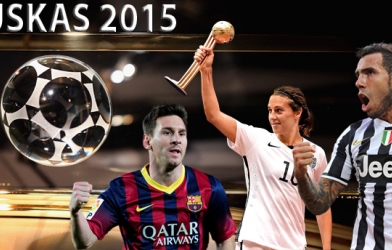 Messi, Tevez và sao ‘nữ’ cùng tranh giải Bàn thắng đẹp nhất 2015