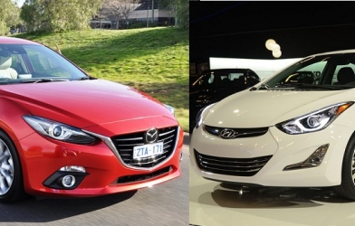 Huyndai Elantra và Mazda 3: Xe compact nhỏ gọn, giá rẻ đáng gờm