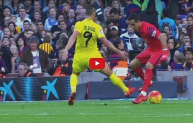 VIDEO: Pha lừa bóng đẳng cấp của thủ môn Barca trước tiền đạo Villarreal