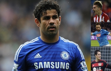 5 'bom tấn' mới trong tầm ngắm Chelsea nếu chia tay Costa