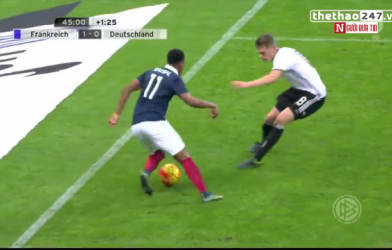 VIDEO: Martial solo kiến tạo đẳng cấp cho Giroud ghi bàn vào lưới tuyển Đức
