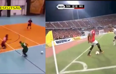 VIDEO: Sao futsal tái hiện màn lừa bóng siêu hài của Danny Welbeck