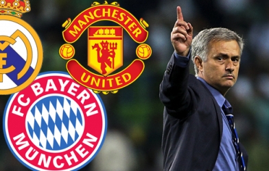 Ba điểm đến tức thì của Mourinho: MU, Real hay Bayern?