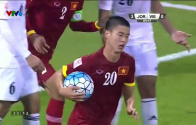 VIDEO: Bàn thắng của Duy Mạnh vào lưới U23 Jordan