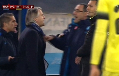 Hai HLV nổi tiếng suýt xô xát sau đại chiến tại Coppa Italia