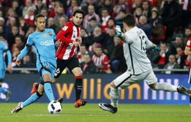 Video bàn thắng: Athletic Bilbao 1-2 Barcelona (Cúp nhà Vua 2015/16)