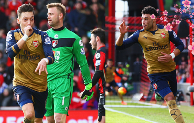 Thắng Bournemouth, Arsenal nối gót Spurs vượt qua M.C