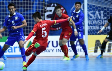 Futsal Việt Nam về thứ 4 chung cuộc giải Futsal châu Á 2016