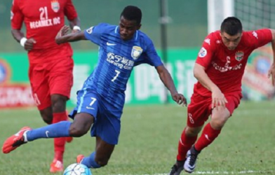 B.Bình Dương xuất sắc cầm hòa Jiangsu Suning trên sân nhà