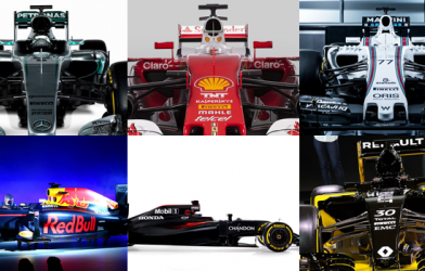 Ra mắt xe đua F1 2016: Rực rỡ sắc màu