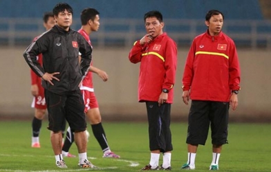 ĐT Việt Nam tập kín trước trận gặp Đài Loan