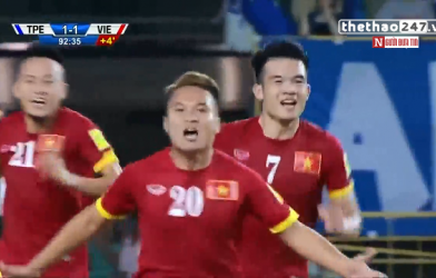 VIDEO: Xem lại pha lập công đầy cảm xúc của Phi Sơn vào lưới Đài Loan
