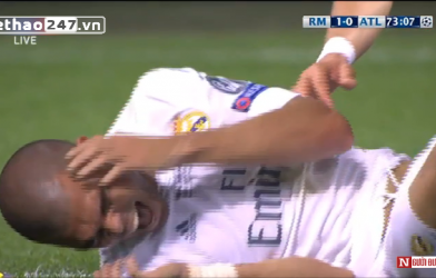 VIDEO: Tình huống ăn vạ thô thiển của Pepe trước Atletico