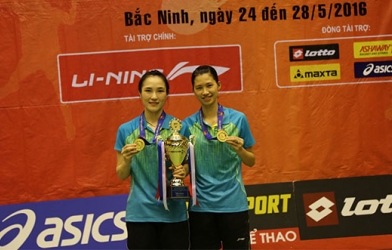 Bắc Giang vô địch Giải cầu lông Đồng đội Cup Lining năm 2016