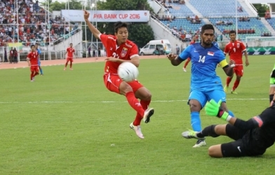 VIDEO: Bàn thắng duy nhất giúp Singapore đánh bại Myanmar