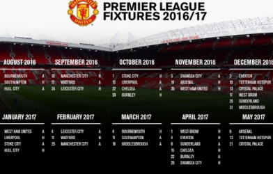 Công bố lịch thi đấu Ngoại hạng Anh 2016/17