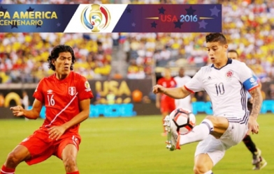 Video highlight: Peru 0-0 (pen 2-4) Colombia (Tứ kết Copa America 2016)