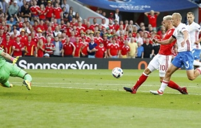 VIDEO: Ramsey lốp bóng kỹ thuật mở tỷ số trận đấu