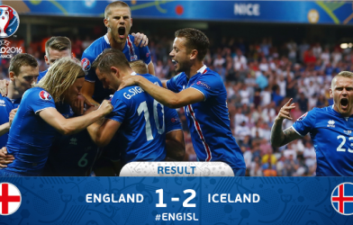 Video bàn thắng: Anh 1-2 Iceland (Vòng 1/8 Euro 2016)