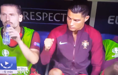 Ronaldo và đoạn video không được công bố trên truyền hình trong trận chung kết EURO 2016