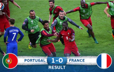 Video bàn thắng: Pháp 0-1 Bồ Đào Nha (Chung kết Euro 2016)