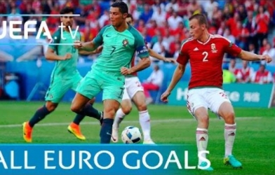VIDEO: Chiêm ngưỡng toàn bộ 108 bàn thắng tại Euro 2016