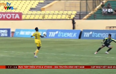 VIDEO: Odat mở tỷ số sau pha kiến tạo tuyệt đẹp (SLNA 1-0 HAGL)