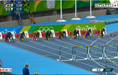 VIDEO: Chung kết chạy 110m vượt rào nam (Olympic 2016)