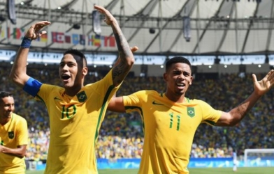 Video bàn thắng: Brazil 6-0 Honduras (Bán kết Olympic 2016)