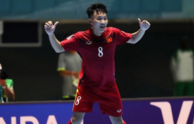 Minh Trí dẫn đầu danh sách Vua phá lưới FIFA Futsal World Cup 2016