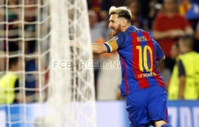 VIDEO: Messi lập cú hattrick thứ 6 tại Champions League