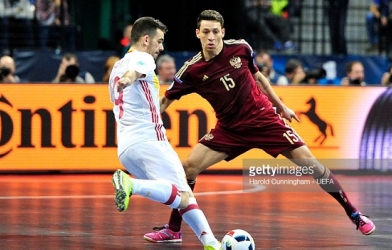 Đè bẹp ƯCV vô địch Tây Ban Nha, futsal Nga tiến tới bán kết