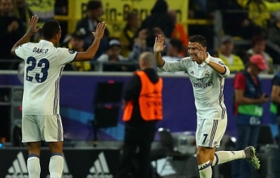 CR7 tỏa sáng, Real Madrid vẫn không thể đánh bại Dortmund