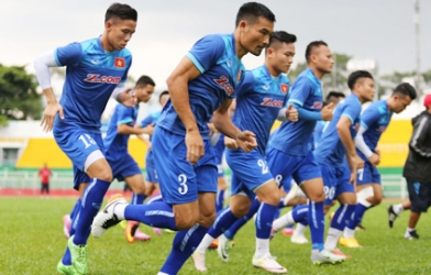 ĐT Việt Nam nhồi thể lực trước trận gặp CHDCND Triều Tiên