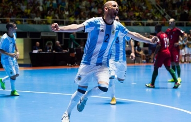 Video bàn thắng: Argentina 5-2 Bồ Đào Nha (Bán kết World Cup Futsal 2016)
