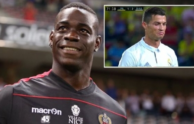 Tỏa sáng rực rỡ, Balotelli tuyên bố sốc về Ronaldo