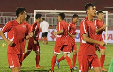 CHDCND Triều Tiên nghiêm túc trong buổi tập trước trận gặp Việt Nam