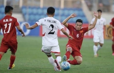 U.19 Việt Nam đánh bại Triều Tiên nhờ lòng quả cảm