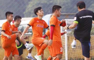 ĐT Việt Nam điều chỉnh giáo án tập trước trận gặp Seoul