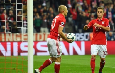 VIdeo bàn thắng: Bayern Munich 4-1 PSV (Bảng D Champions League)