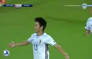 VIDEO: U19 Nhật Bản dễ dàng mở tỷ số - phút 6