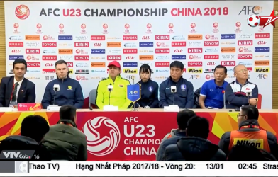 Video: Họp báo trước trận U23 Việt Nam vs U23 Hàn Quốc