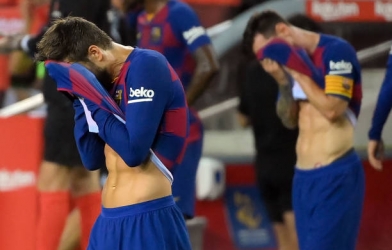 Barca gục ngã ê chề trong ngày Real Madrid giành ngôi vương