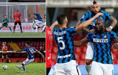 VIDEO: Inter Milan trút cơn mưa bàn thắng vào lưới đội bóng của Pippo Inzaghi