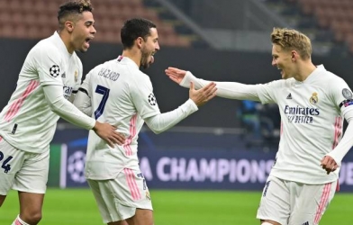 Real Madrid thắng dễ nhờ thẻ đỏ tai hại của Inter Milan