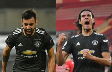 Bruno và Cavani thi nhau lập kỷ lục trong ngày MU ngược dòng