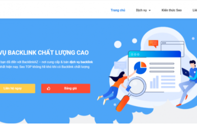 BacklinkAZ - Đơn vị cung cấp dịch vụ Backlink chất lượng hỗ trợ SEO TOP
