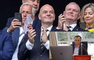 Chủ tịch FIFA dành lời khen đặc biệt cho bóng đá Việt Nam