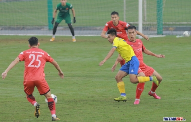 U22 Việt Nam giành chiến thắng ấn tượng trước U21 Nam Định