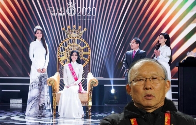 HLV Park Hang Seo bất ngờ 'có mặt' trên sân khấu Hoa Hậu Việt Nam 2020